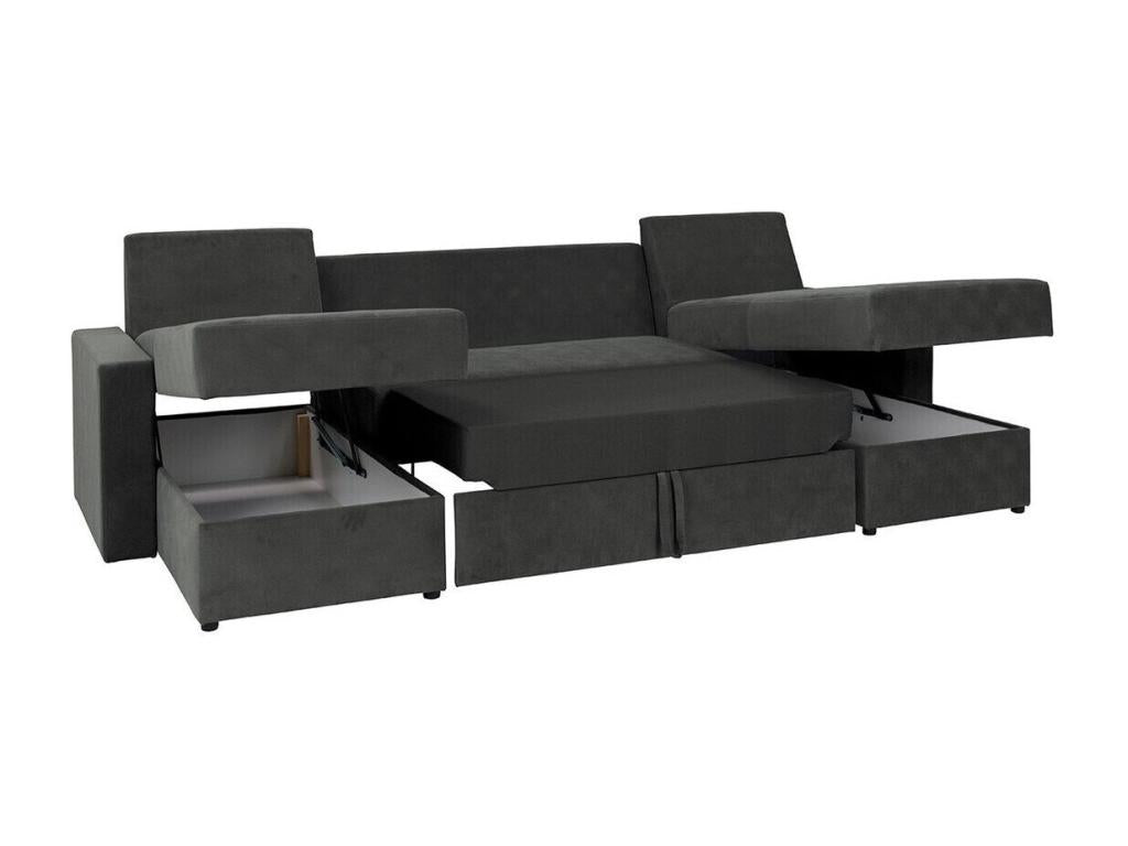 Gray Sofa, 300 x 156 x 89 cm