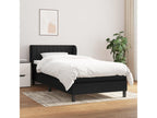 Black Fabric Mattress, 80 x 200 cm