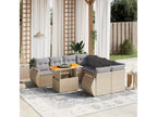 Beige Woven Resin Wicker Outdoor Furniture Set - dlz1766571683935