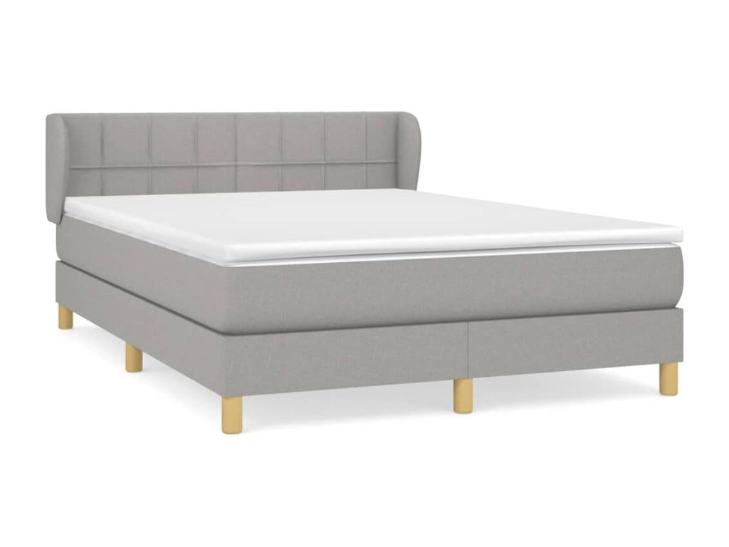 Gray Fabric Mattress, 140 x 200 cm