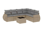 Beige Woven Resin Wicker Outdoor Furniture Set - dlz1766571242292