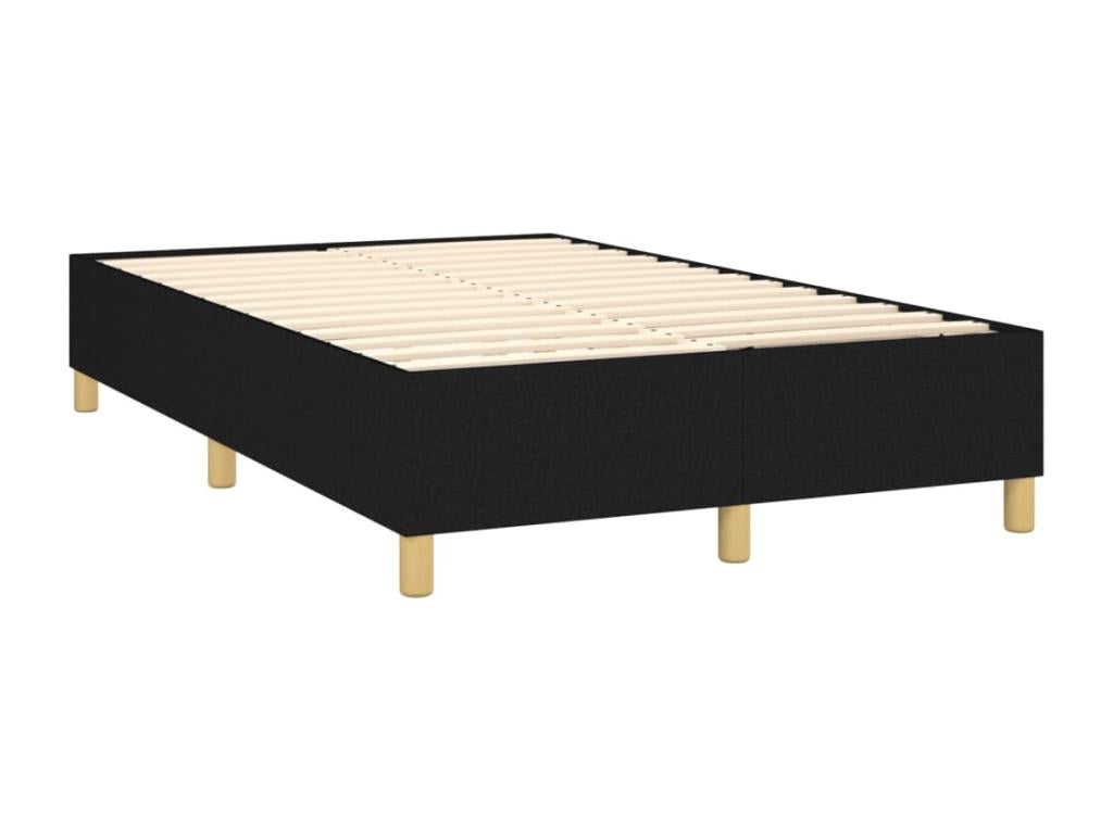 Black Fabric Mattress, 120 x 200 cm