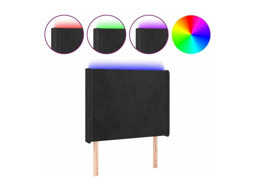 Black Bed, 103 x 16 x 118 cm