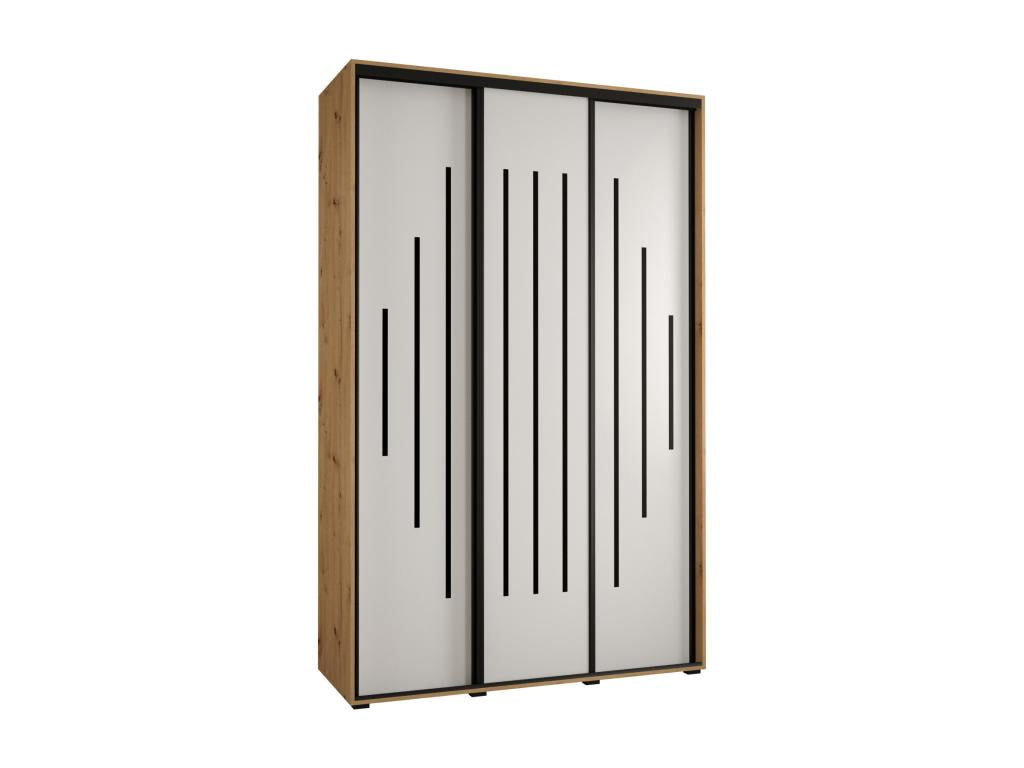 Black Wardrobe, 150 x 60 x 235.2 cm