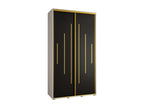 Black Wardrobe, 140 x 45 x 235.2 cm