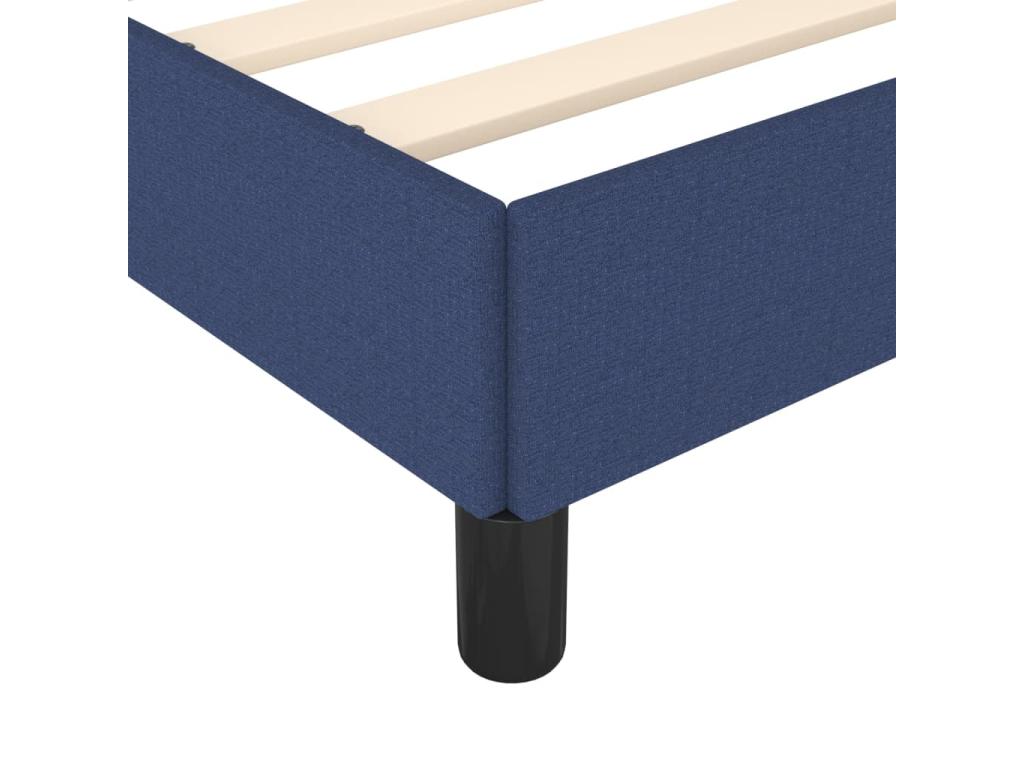 Blue Fabric Bed Frame, 160 x 200 cm