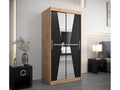 Black Wardrobe, 100 x 62 x 200 cm