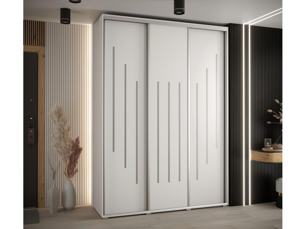 White Wardrobe, 180 x 60 x 235.2 cm