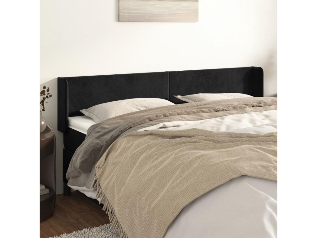 Black Bed, 203 x 16 x 78 cm