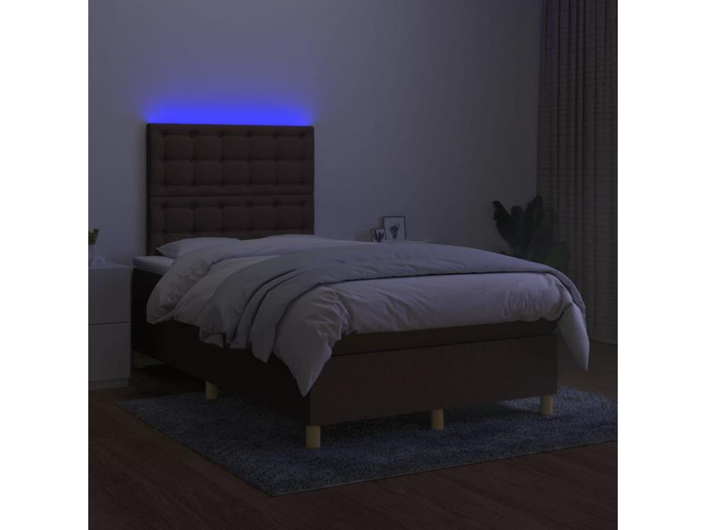 Brown Fabric Mattress, 120 x 200 cm