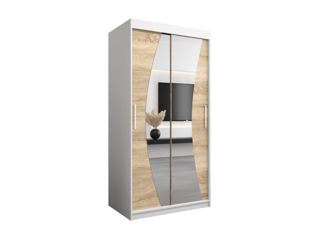 White Wardrobe, 100 x 62 x 200 cm