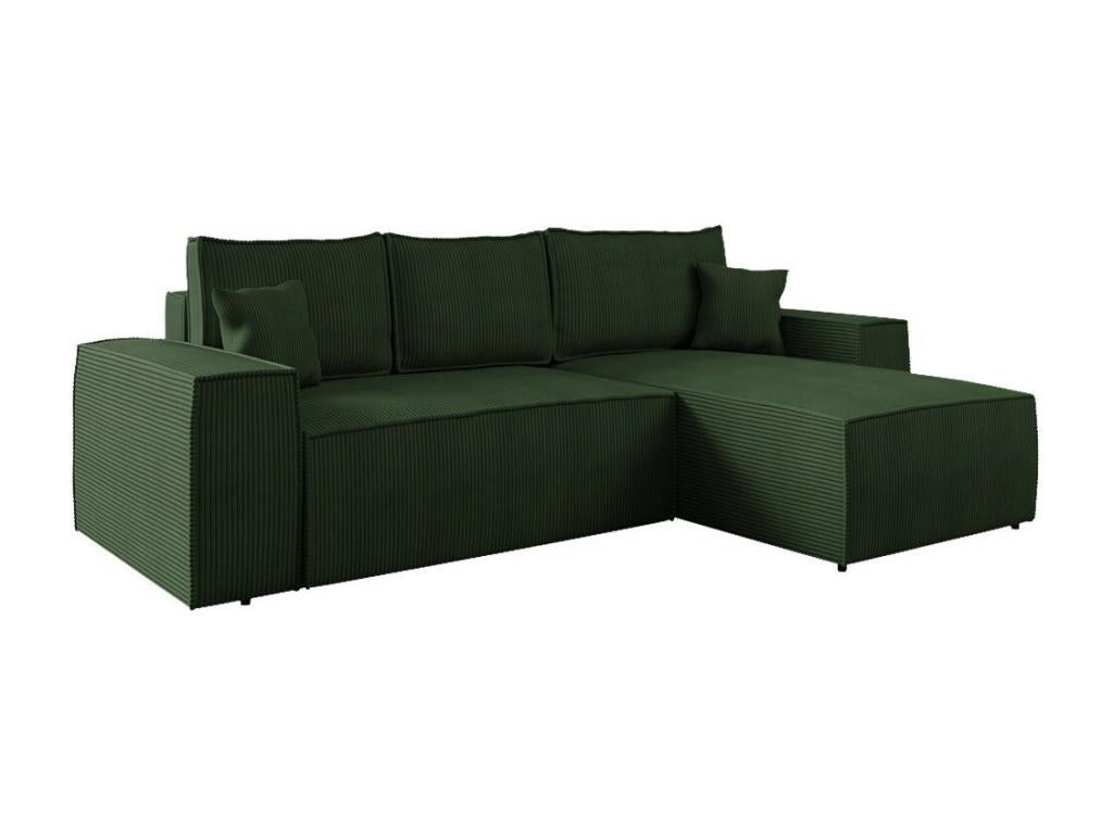 Green Sofa, 279 x 181 x 94 cm