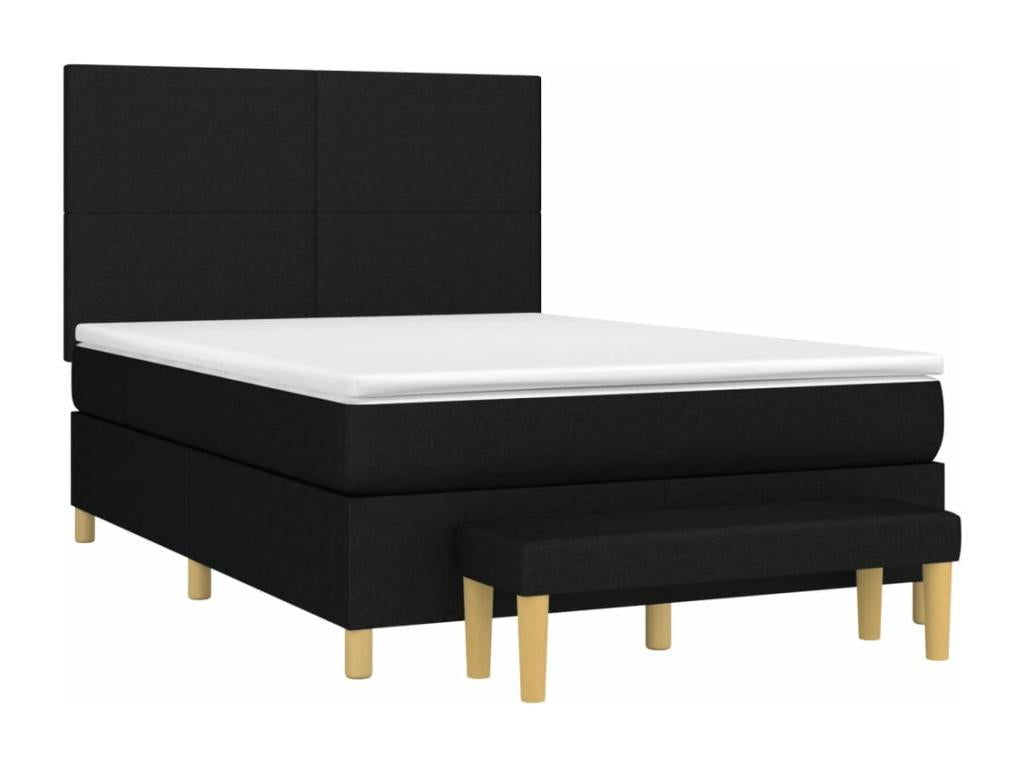 Black Fabric Mattress, 140 x 190 cm - dlz1766572038053