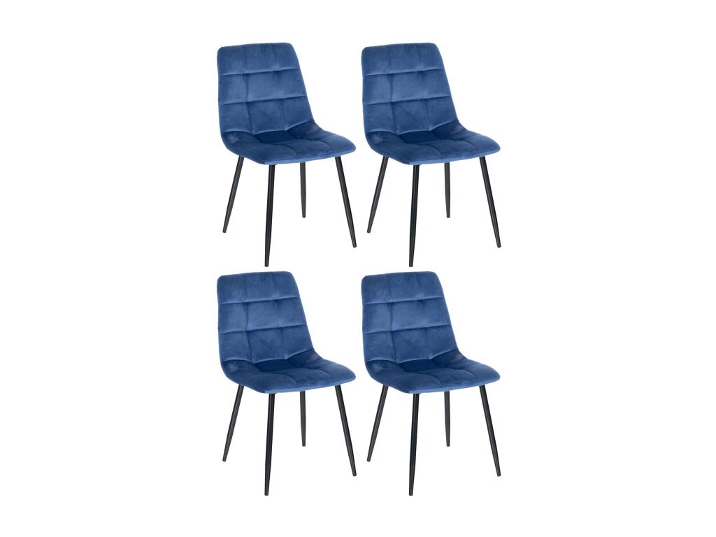 Blue Metal Chair