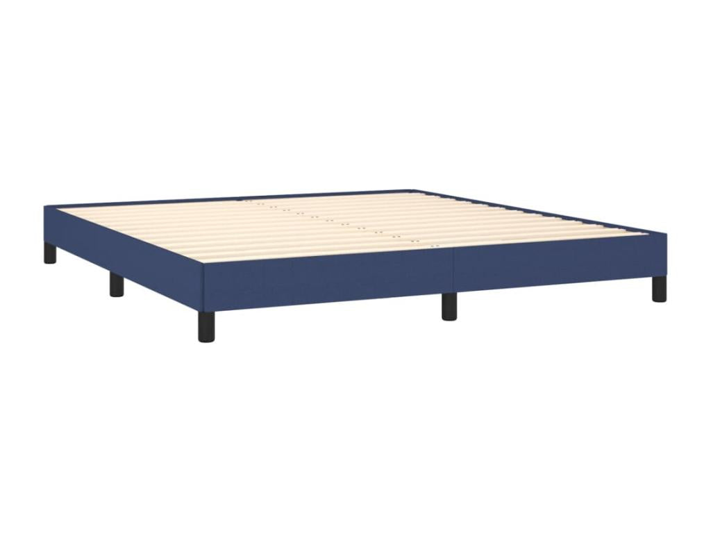 Blue Fabric Bed Frame, 160 x 200 cm