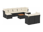 Black Woven Resin Wicker Outdoor Furniture Set - dlz1766571239528