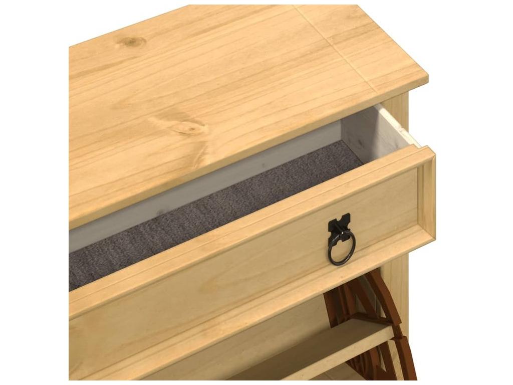 Pine Wood Wardrobe, 99 x 32 x 138 cm