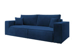 Blue Sofa Bed, 257 x 102 cm