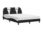Black Faux Leather Mattress, 140 x 200 cm
