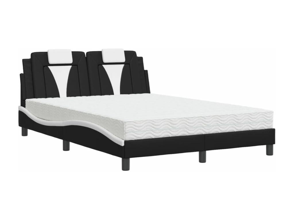 Black Faux Leather Mattress, 140 x 200 cm