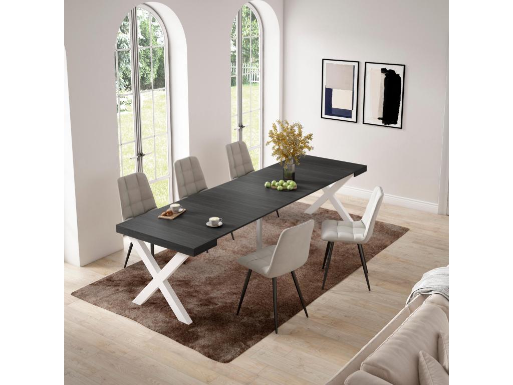 Black Solid Wood Table
