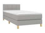 Gray Fabric Mattress, 80 x 200 cm