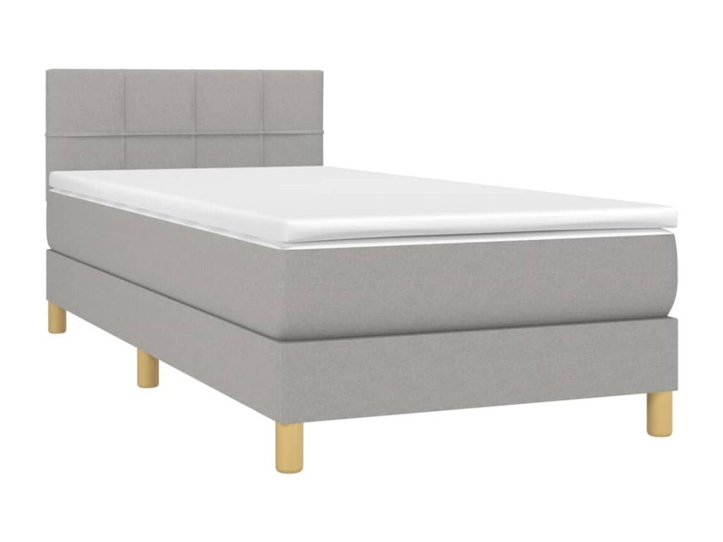 Gray Fabric Mattress, 80 x 200 cm