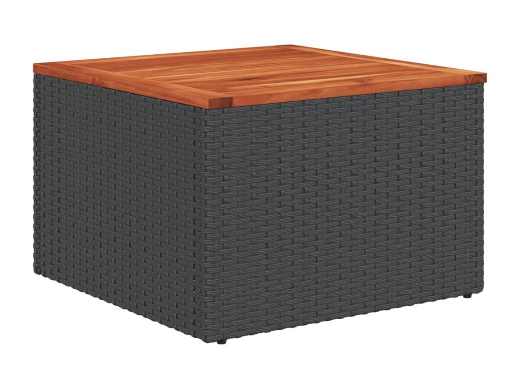 Black Woven Resin Wicker Outdoor Furniture Set - dlz1766572001819