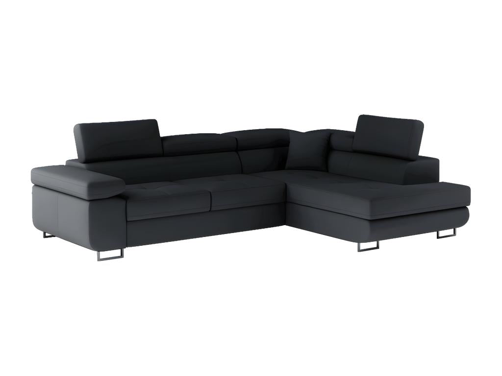 Black Leather Sofa Bed