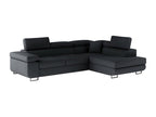 Black Leather Sofa Bed