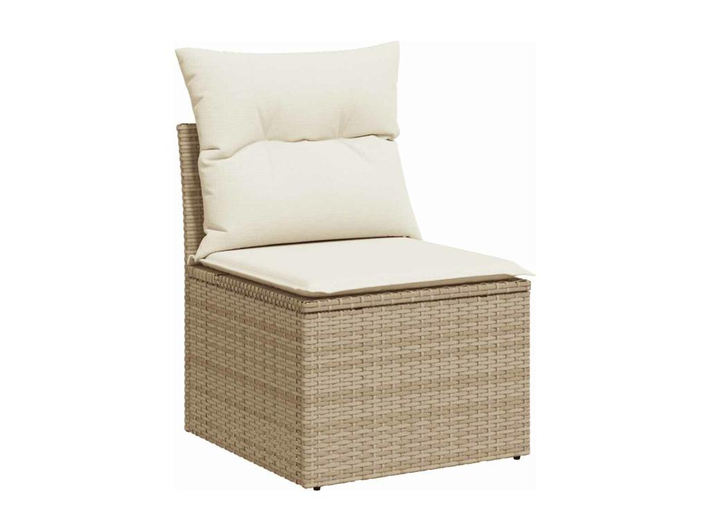 Beige Woven Resin Wicker Outdoor Furniture Set - dlz1766571289139