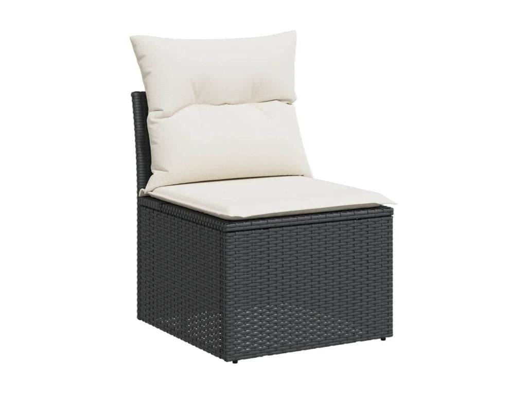 Black Woven Resin Wicker Outdoor Furniture Set - dlz1766571838879