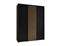 Black Wardrobe, 190 x 60 x 235.2 cm