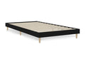 Black Engineered Wood Bed Frame, 100 x 200 cm