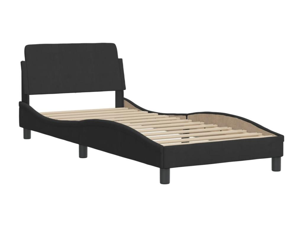 Black Bed Frame, 90 x 190 cm