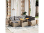 Beige Woven Resin Wicker Outdoor Furniture Set - dlz1766571362780