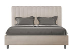 Beige Bed, 140 x 190 cm
