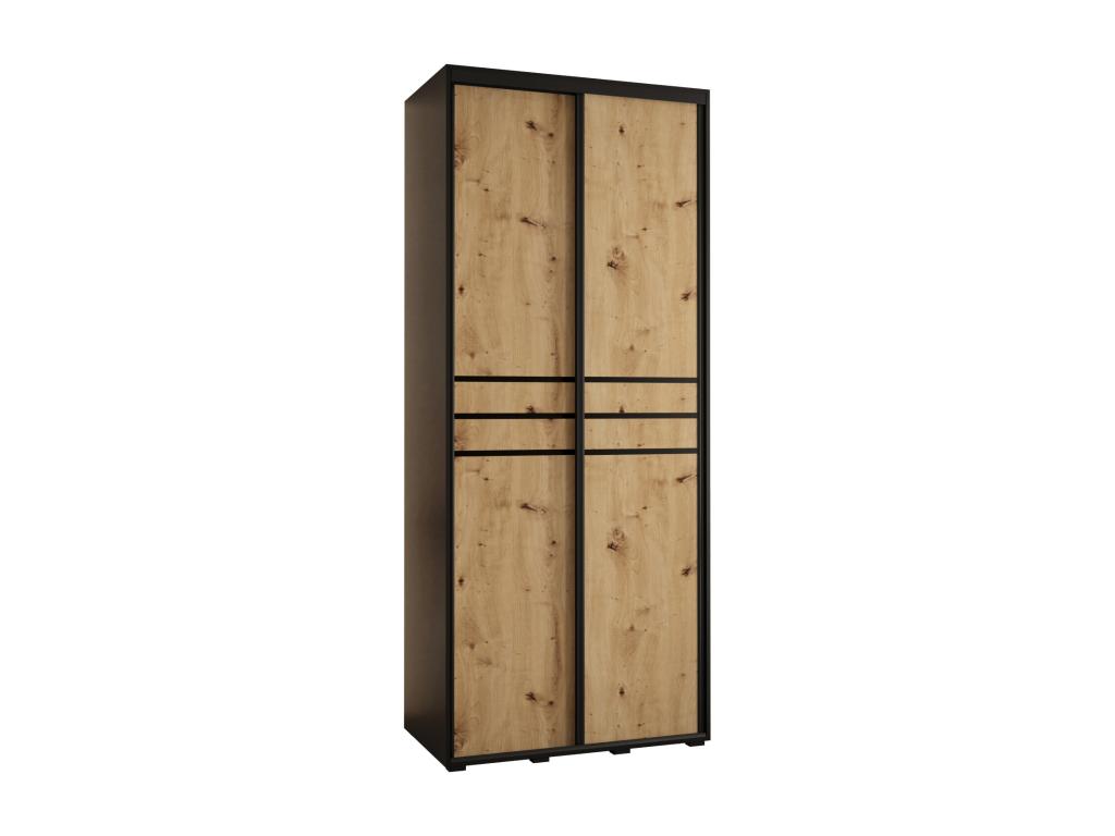 Black Wardrobe, 120 x 45 x 235.2 cm