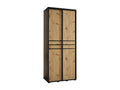 Black Wardrobe, 120 x 45 x 235.2 cm
