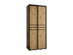Black Wardrobe, 120 x 45 x 235.2 cm