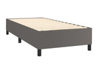 Gray Faux Leather Mattress, 100 x 200 cm