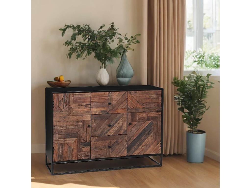 Black Metal Sideboard