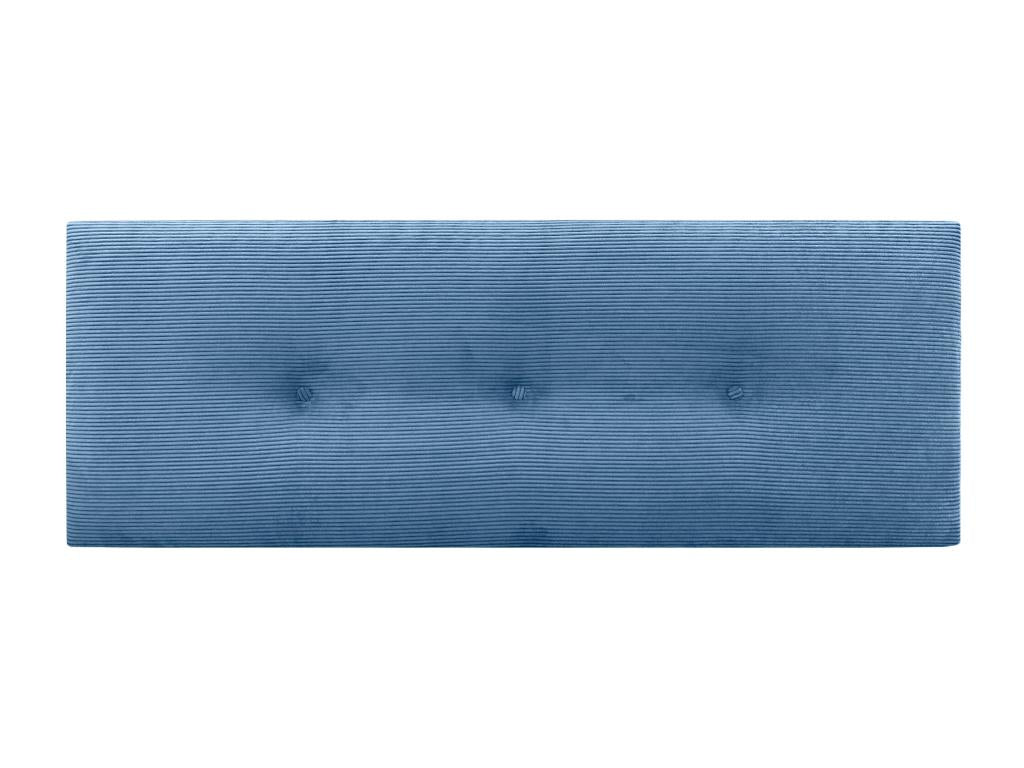 Blue Velvet Bed, 150 x 60 cm